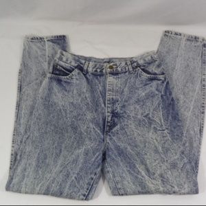 Vintage 80s Mom Jeans Acid Wash High Waist 13/14
